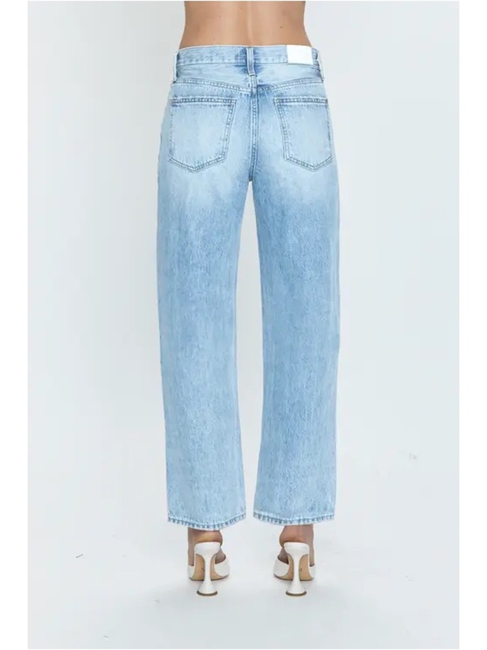 NWOT - Pistola Lexi Mid Rise Bowed Jean in Enchanted Vintage - Size 26 - Picture 3 of 8